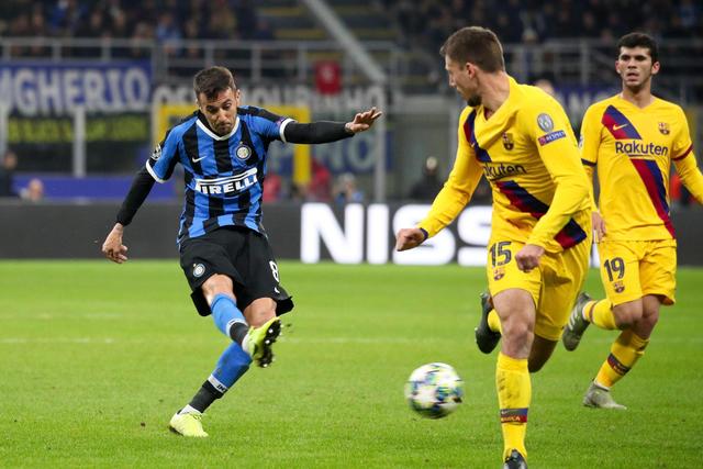 欧冠-莱万梅开二度奥尔莫破门 巴萨3-0布雷斯特